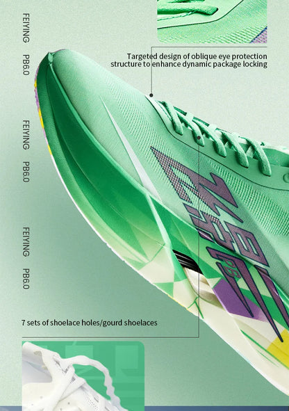 QIAODAN Feiying PB6.0 Carbon Plate Running Shoes Men Professional Marathon Racing Sneakers Lightweight Sports Shoes QDB023263299