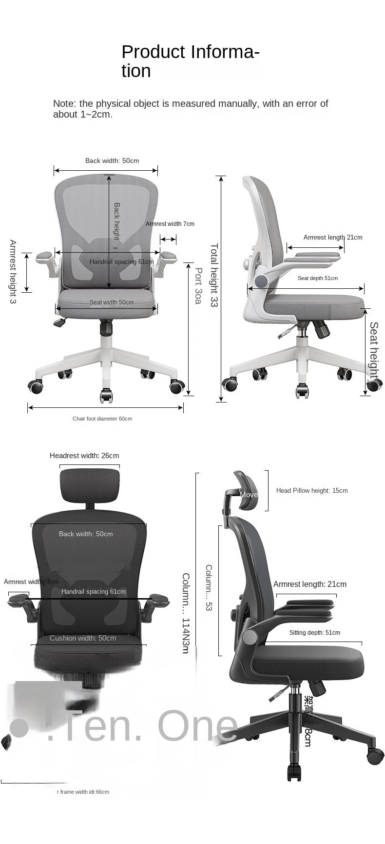 UVR Gaming Chair Ergonomic Computer Chair with Adjustable Armrests, Reclining Backrest, Mesh Office Chair, Comfortable Executive Swivel Chair for Gaming & Work