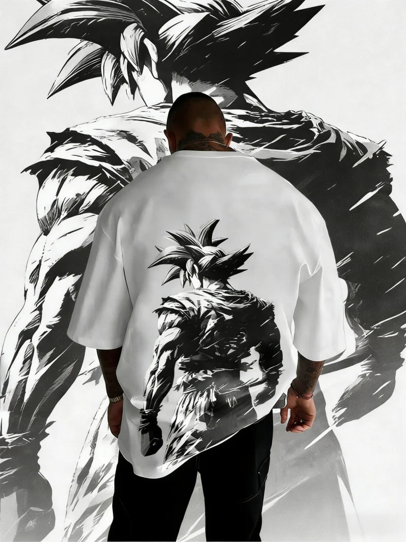 2026 New Summer Dragon Ball 40th Anniversary Son Goku 100%Cotton Anime Printed T-shirt Extra Size Casual Streetwear Unisex Y2k