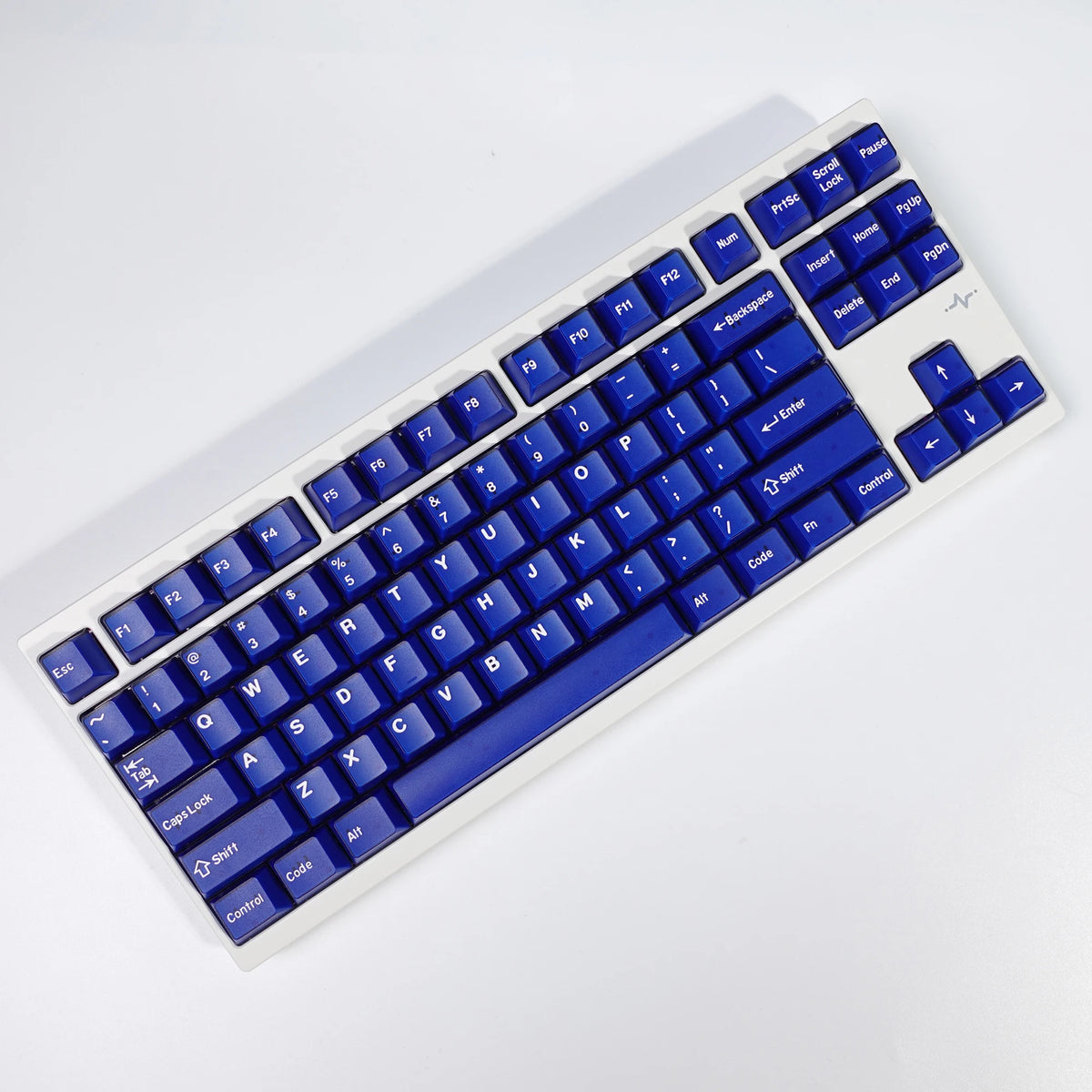 KBDiy 174 Keys PBT Cherry Profile Blue Jade Keycaps for Game Mechanical Keyboard Double Shot DIY for Aula F75 F87 F99 Key Caps