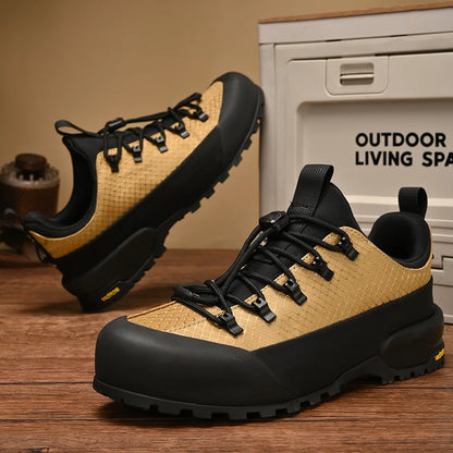 2025 New Hiking Shoes Non-Slip Grip Men's Spring Fall Outdoor Casual Sports Shoes Breathable Comfortable Durable Leisure Sneakers