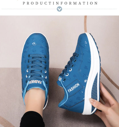 Women Sneakers Fashion Women Vulcanized Shoes High Quality Flats Shoes for Women Walking Platform Plus Size Zapatillas Mujer