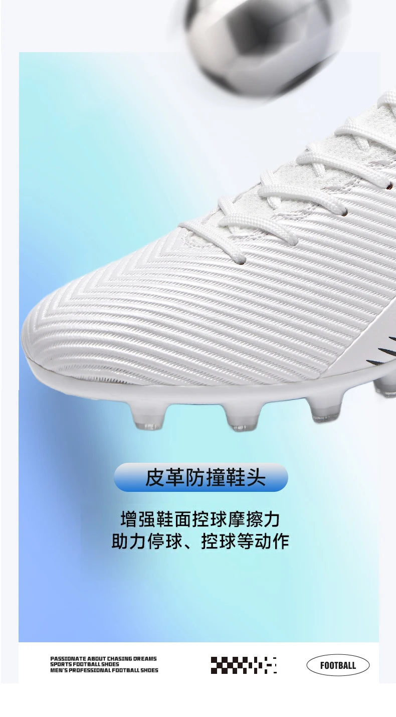 New Men Professional Soccer Shoes Non-slip Football Boots Unisex Breathable Futsal Sports New Cleats Drop Shipping Ultralight