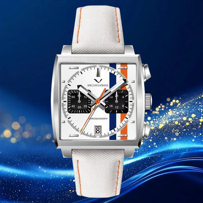Specht&Sohne Men's Watch Luxury Brand Waterproof Stainless Steel Leather Japan VK Multifunctional Quartz Watch Religio Masculino