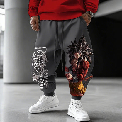 2026 Summer Dragon Ball Goku 3D Print Joggers, Quick Dry Oversized Outdoor Hip Hop Casual Pants for Men Women Kids Y2k