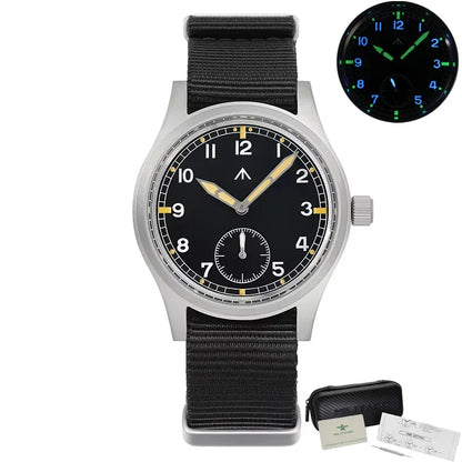 Militado D12 Quartz Watch Men VD78 Movement Domed Sapphire Crystal V2 Clear AR Coating Wristwatch 10Bar Water Resistance Watches