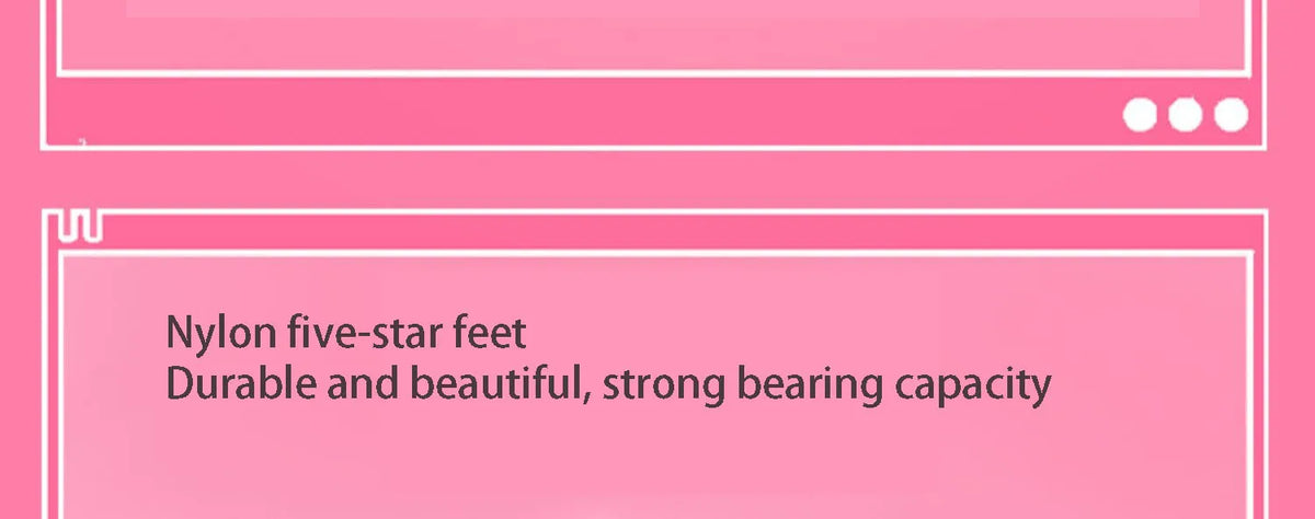 Pink Cartoon Electric Sound Gaming Chair, Rotating Office Chair with Adjustable Height, Latex Cushion, 360° Swivel Computer Chair for Home & Study