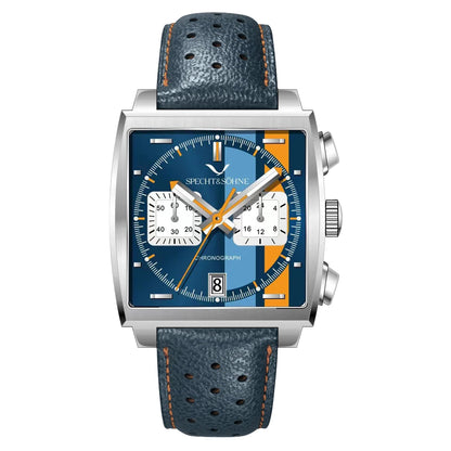 Specht&Sohne Men's Watch Luxury Brand Waterproof Stainless Steel Leather Japan VK Multifunctional Quartz Watch Religio Masculino