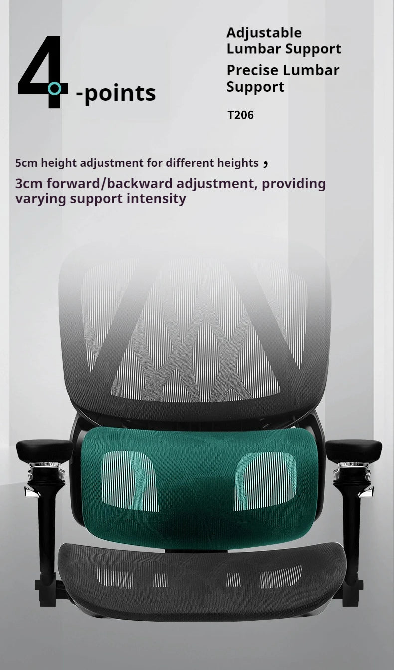 Ergonomic Gaming Chair with 8D Headrest, 3D Lumbar Support, 9D Armrest, 145° Reclining Mesh Computer Chair for Office & Gaming