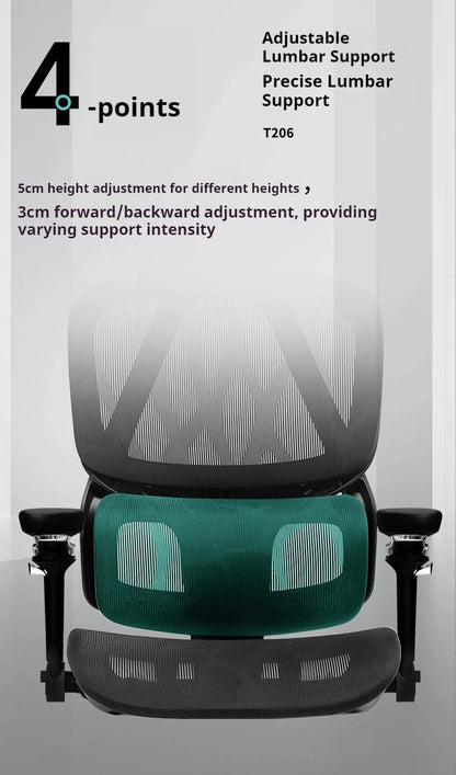 Ergonomic Gaming Chair with 8D Headrest, 3D Lumbar Support, 9D Armrest, 145° Reclining Mesh Computer Chair for Office & Gaming