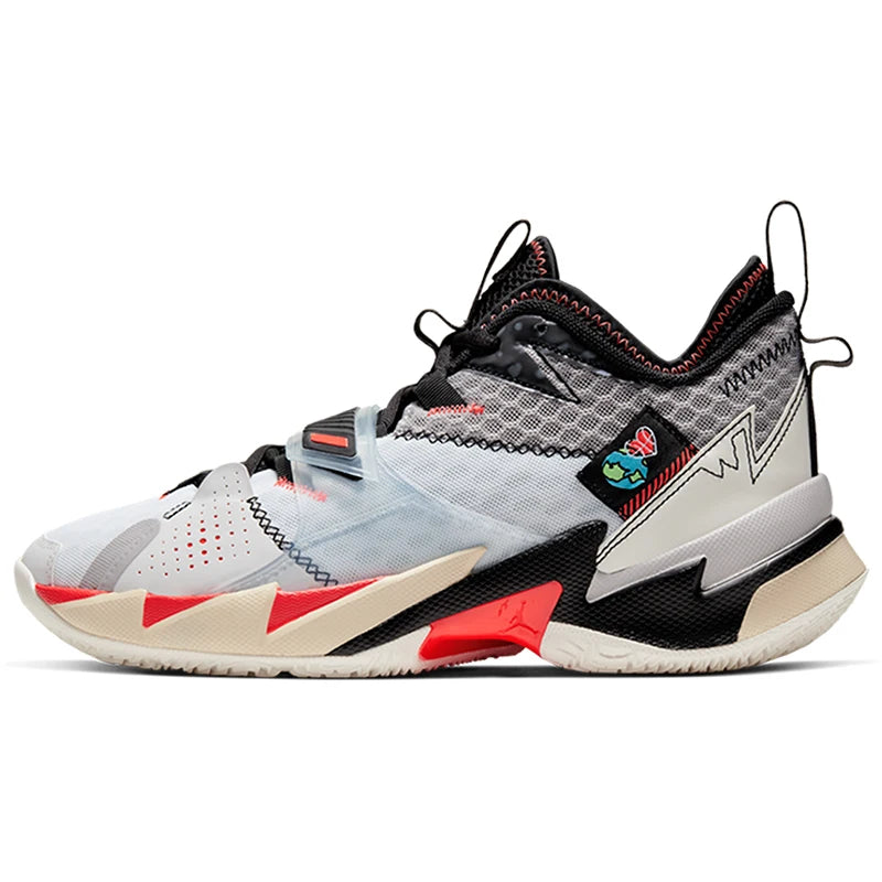 Nike Genuine JORDAN Men's Mid-Top Cushioned Durable Basketball Shoes CD3002-101