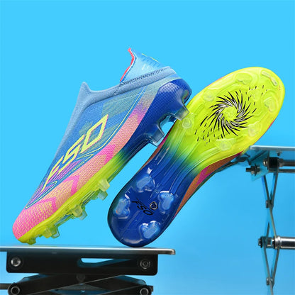 New Men Soccer Shoes Match Indoor Hot-selling Outdoor Football Boots Grass Cleats High-top Futsal Sneakers Non-Slip High-quality