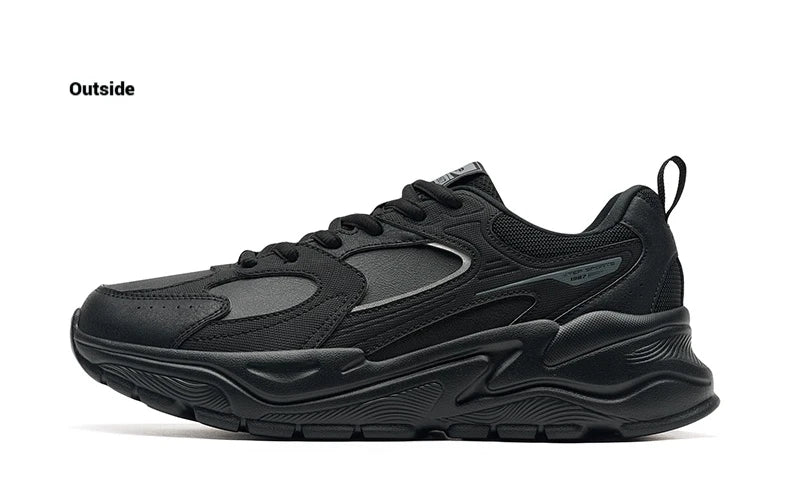 Xtep Men's Casual Shoes 2025 Winter Street Style Cushion Lightweight Wear-Resistant Breathable Walking Sneakers 875419320005