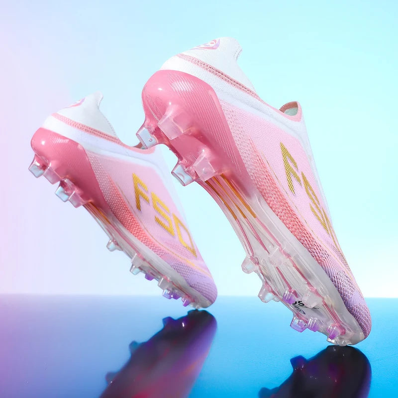 Men Soccer Cleats Professional Football Boots Society Turf Breathable Mesh Youth Soccer Shoes Anti Skid Male Sneakers Chuteira
