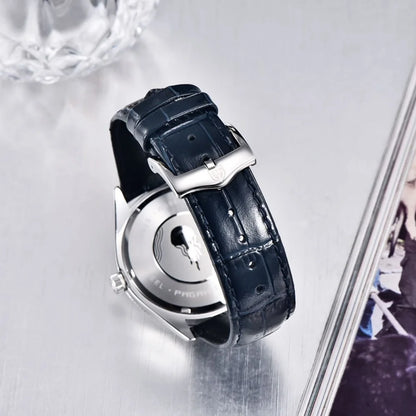 PAGANI Design PD1689 Men Quartz Watch Japan VH65 Movt Sapphire Glass Leather Strap 20Bar Waterproof Men Wristwatch Reloj Hombre