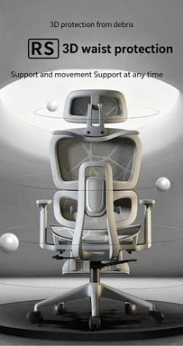 Ergonomic Office Chair Adjustable Recliner Gaming Computer Chair with Lumbar Support, 360° Swivel Wheels, Comfortable Executive Desk Chair