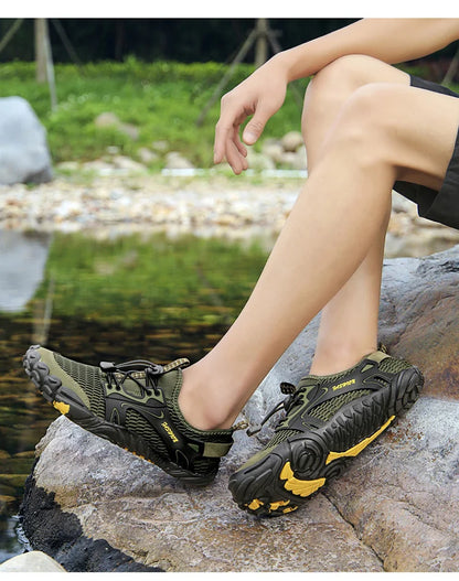 Water Shoes for Men Trekking Hiking Shoes Drainage Beach Aqua Shoe Quick Dry Swim Barefoot Sandal Diving Fishing Surfing Sneaker
