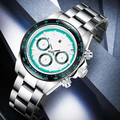 RollsTimi Men's Watches Top Luxury Sapphire Men's Mechanical Watches Calendar Week stainless steel waterproof relógios masculino