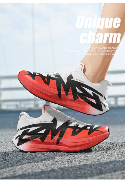 Men's Running Shoes Outdoor Mesh Luxury shoes Couple Off-road Sneakers Cushioning Breathable Trainer Shoes Race Non-Slip Fashion