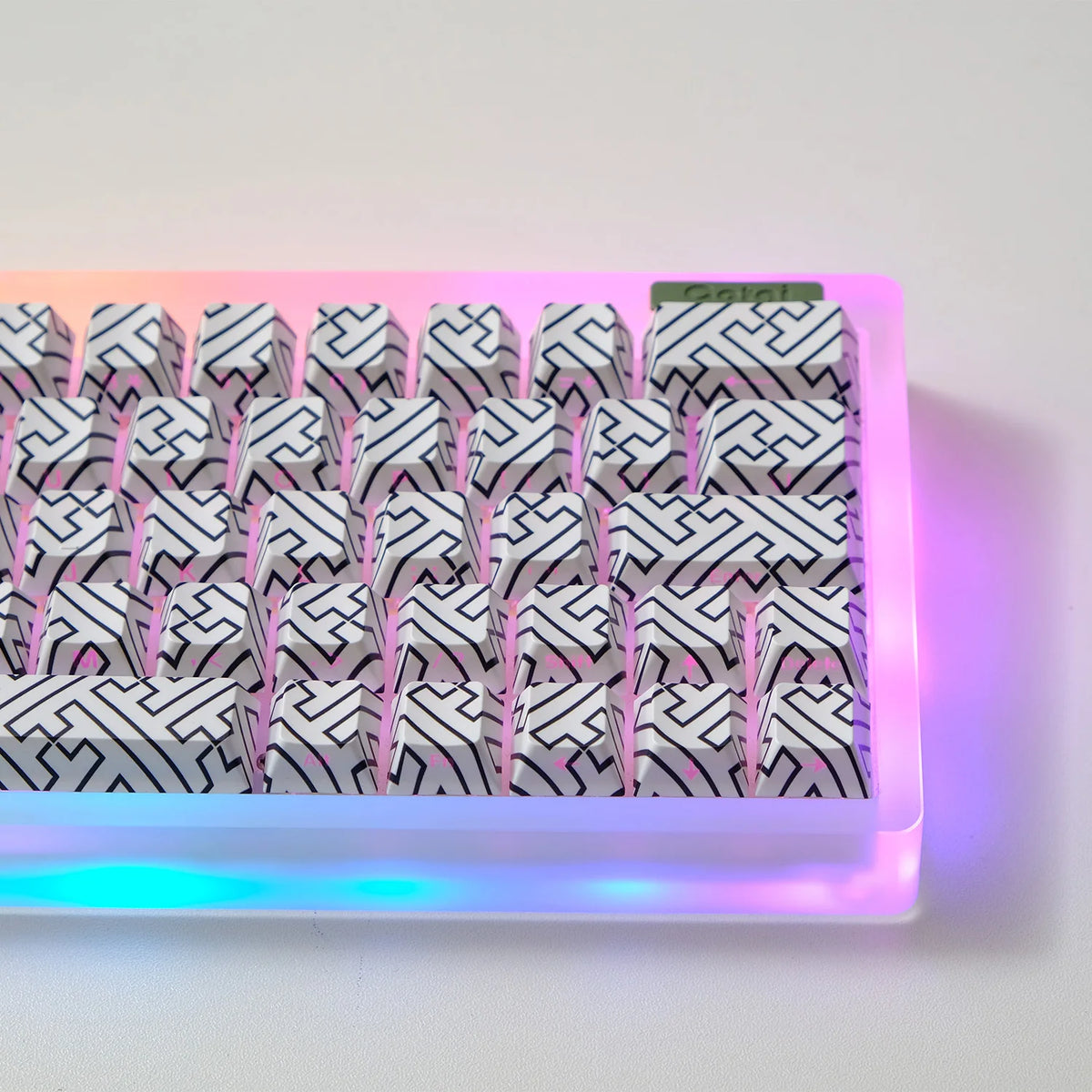 KYOMOT 135 Keys PBT Side Print Keycap Double Shot Cherry Profile Shine Through Keycaps for MX Switch Games Mechanical Keyboard
