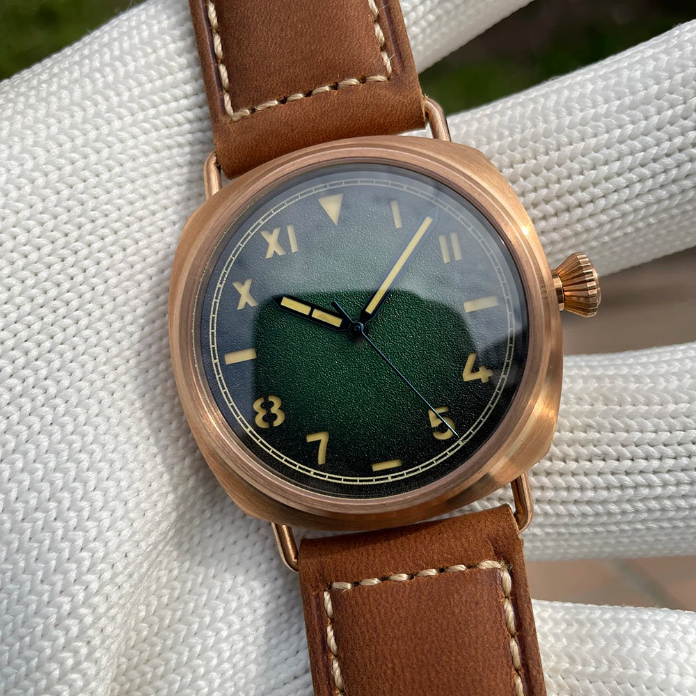 STEELFLIER Official SF760S Luxury Bronze Mechanical Watch NH35 Movt Sapphire Crystal Swiss Luminous 20Bar Waterproof Wristwatch