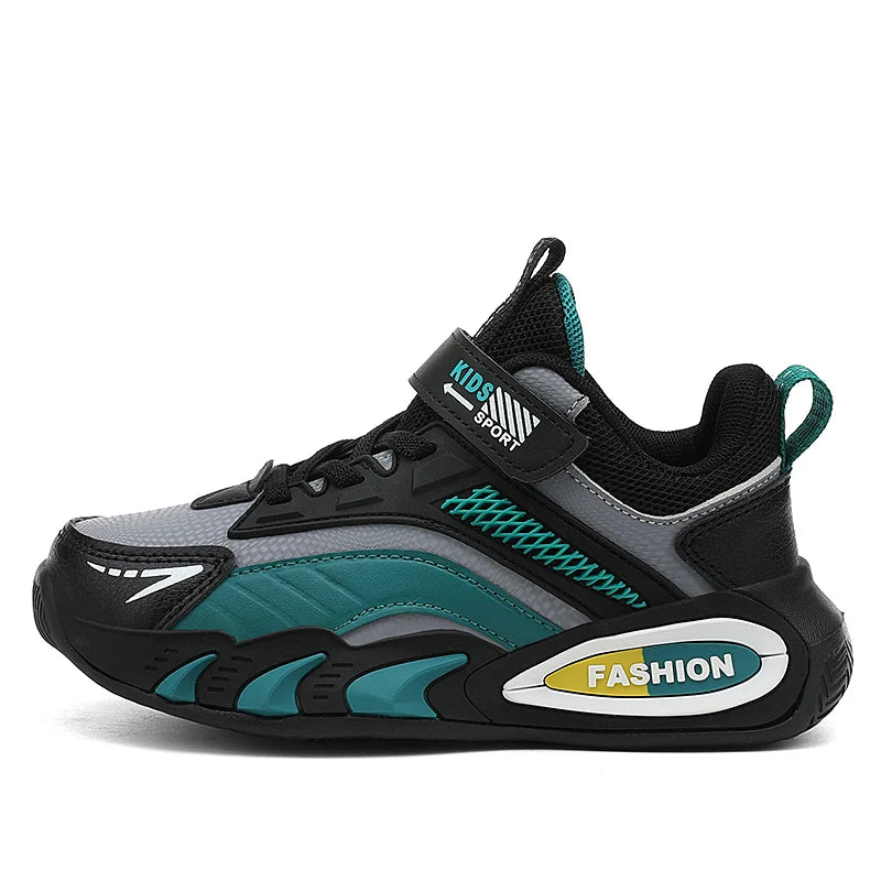 Childrens Tennis Shoes Autumn Sports Boys School Casual Sneakers Lightweight Breathable Leather New Daily Training Running Shoes