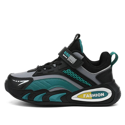 Childrens Tennis Shoes Autumn Sports Boys School Casual Sneakers Lightweight Breathable Leather New Daily Training Running Shoes