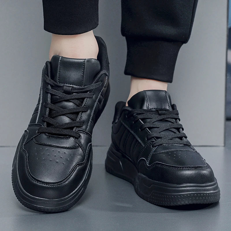 Plus Big Size 50 51 52 Mens Leather Sneakers Casual Sports Shoes Flat Skateboard Shoes Hot Sale For Dropshipping