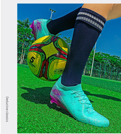 New Men's Football Boots Non-Slip Soccer Shoes Training Sneakers FG Top Quality Cleats Wholesale Drop Shipping Unisex Adult