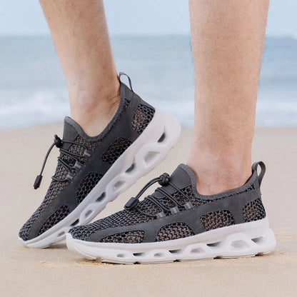 2026 Men Women Quick-Dry Wading Shoes Water Breathable AquaIn Upstream Antiskid Outdoor Sports Wearproof Beach Sneakers 39-46