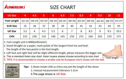 Profesionální badmintonová obuv Kawasaki King Series 2.0 pro muže a ženy, sportovní obuv proti zkroucení, originální pánské tenisové boty, tenisky A3311