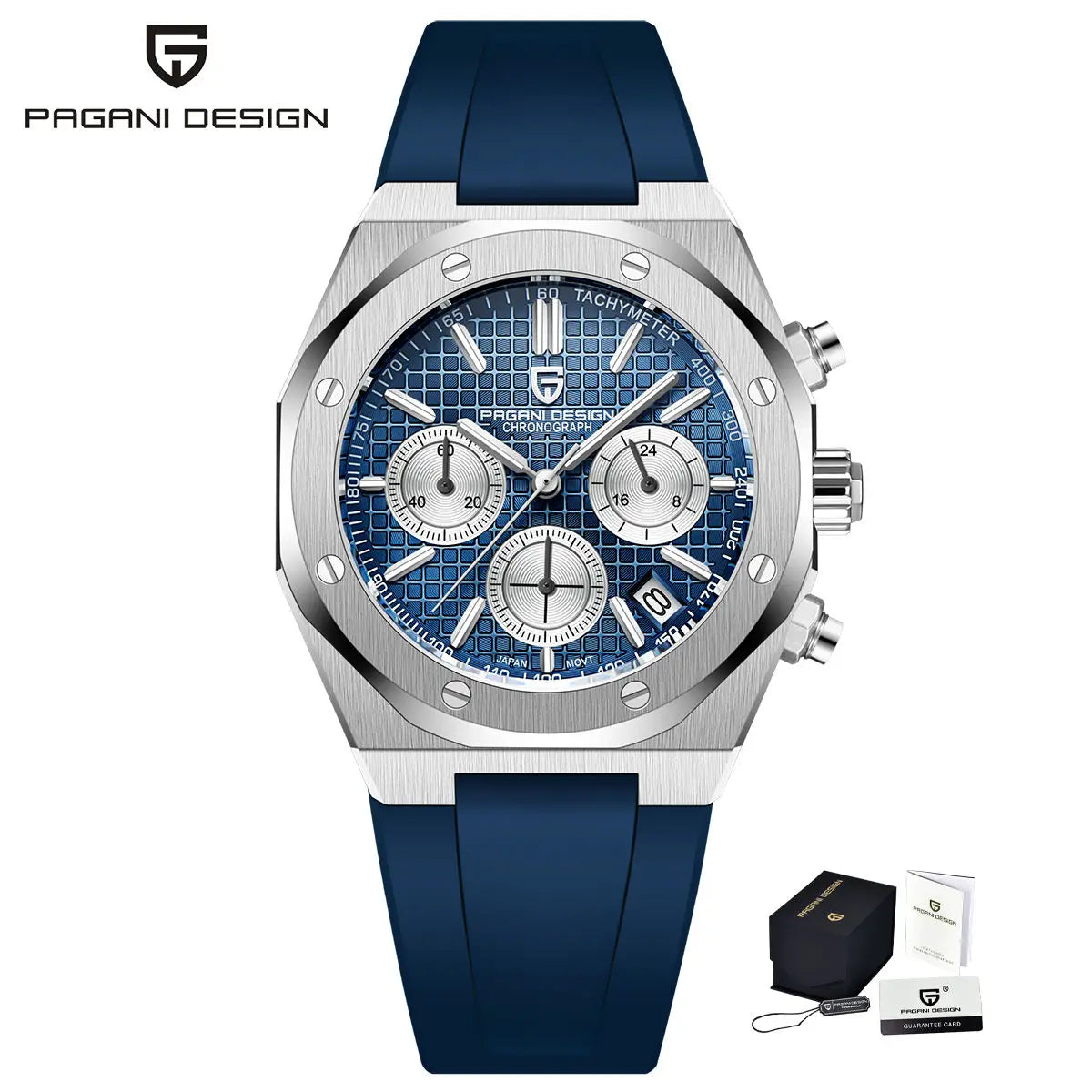PAGANI DESIGN 2026 New VK63 Men's Business Quartz Watch Sapphire Stainless Steel 20Bar Waterproof Sports Chronometer Code Watch