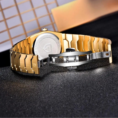 PAGANI DESIGN Men's Quartz Watches Ultra-Thin 7mm Series 37mm Sapphire Stainless Steel Waterproof Watches for Man TMI VJ21