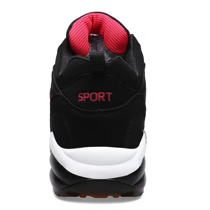 Men's Snow Boots Winter Warm Couple Casual Sneakers Fashion Leather Outdoor Sport Running Tenis Men Non-slip Big Size 48 Trainer