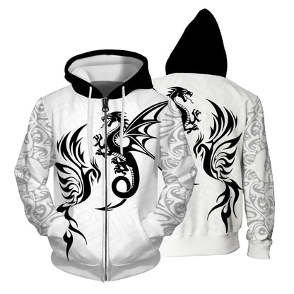 Autumn Sweatshirt New In Hoodies & Sweatshirts Comfortable Fashion Skull Print Keep Warm Clothing Man Hoodie Men's Clothing Tops, Produit gaming premium Fraquane