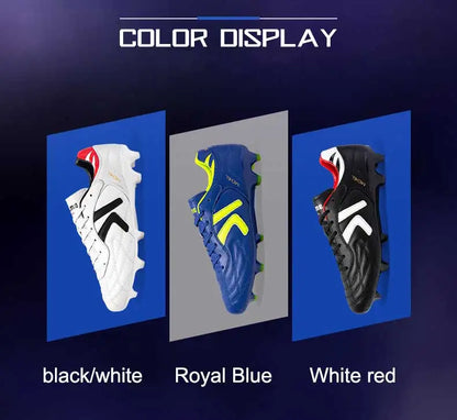 KELME FG Soccer Shoes Original Cow-Skin Sneakers Men Professional Grass Non-Slip Sports Training  Football Boots  ZX80011018