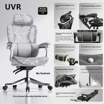 UVR Ergonomic Mesh Office Chair, Reclining Computer Chair with Adjustable Height, Swivel Executive Desk Chair, Comfortable Home Office & Gaming Chair