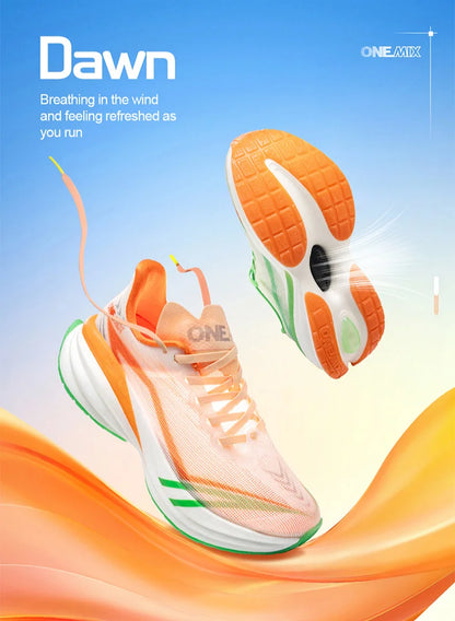 ONEMIX YUE SHUANG Running Shoes for Men Air Cushion Athletic Couple Trainers Sport Runner Shoes Outdoor Women Walking Sneakers