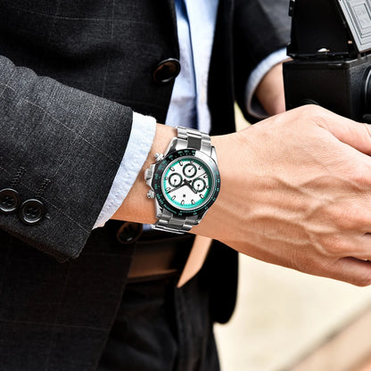 RollsTimi Men's Watches Top Luxury Sapphire Men's Mechanical Watches Calendar Week stainless steel waterproof relógios masculino