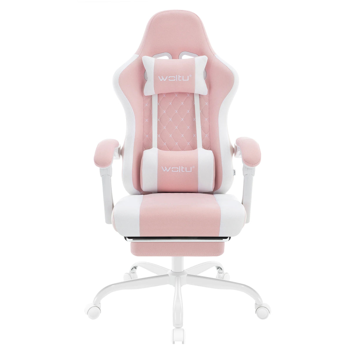 Cadeira de computador giratória WOLTU com função de massagem, cadeira de escritório ergonómica com almofada e apoio para os pés, cadeira gaming ajustável em altura