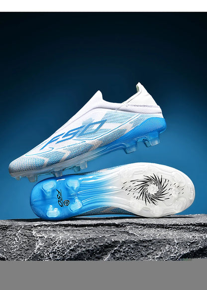 Men Soccer Shoes Professional Football Boots Cleats Ultralight Breathable Non-Slip Grass Training Athletic Match Sports Sneakers