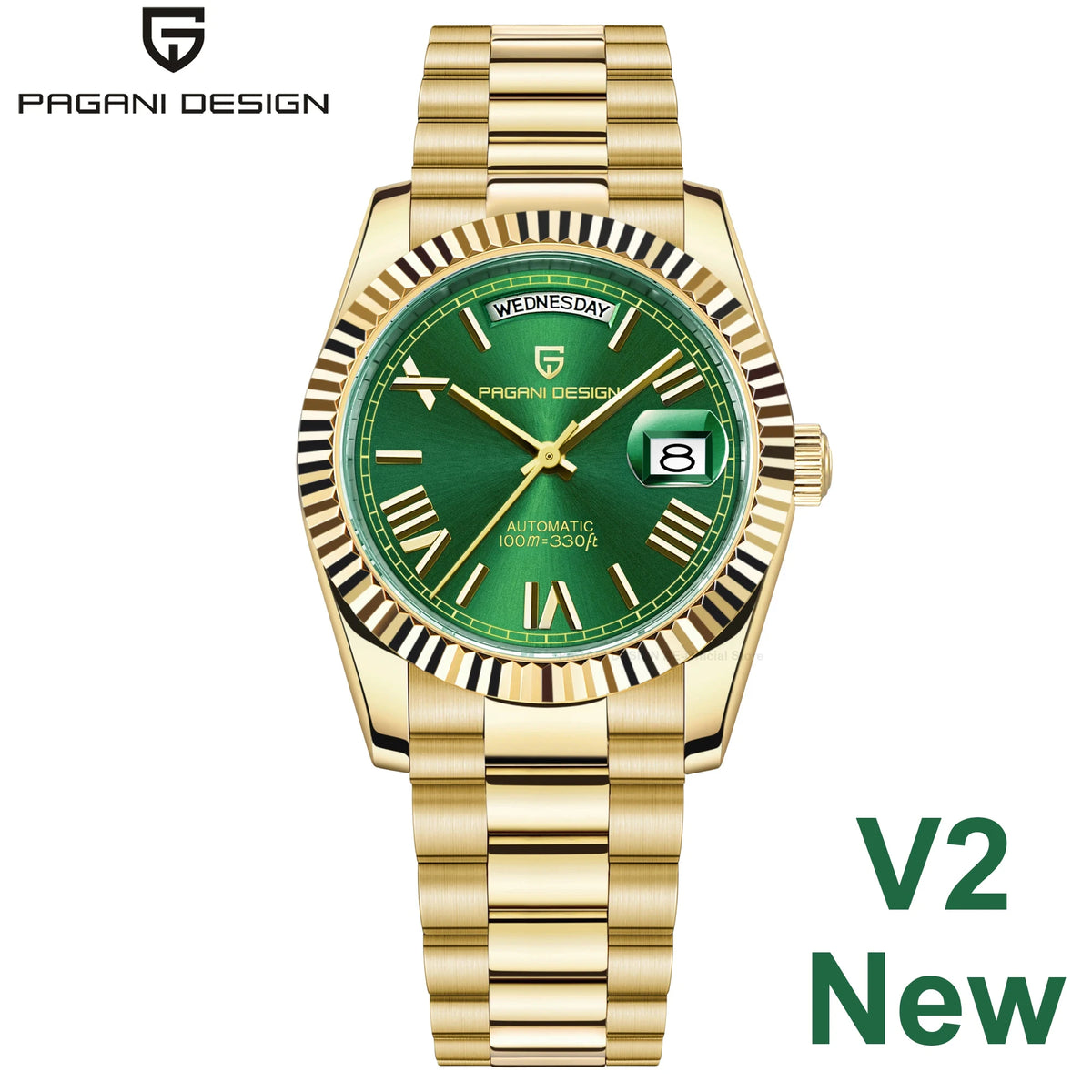 2025 New PAGANI DESIGN Men's Watch DD36 Rose Gold Luxury Automatic Watch For Men Mechanical Wristwatches Sapphire Mirror Clock