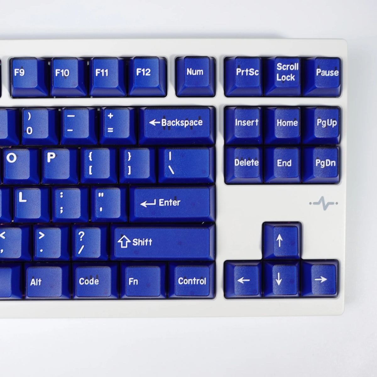 KBDiy 174 Keys PBT Cherry Profile Blue Jade Keycaps for Game Mechanical Keyboard Double Shot DIY for Aula F75 F87 F99 Key Caps