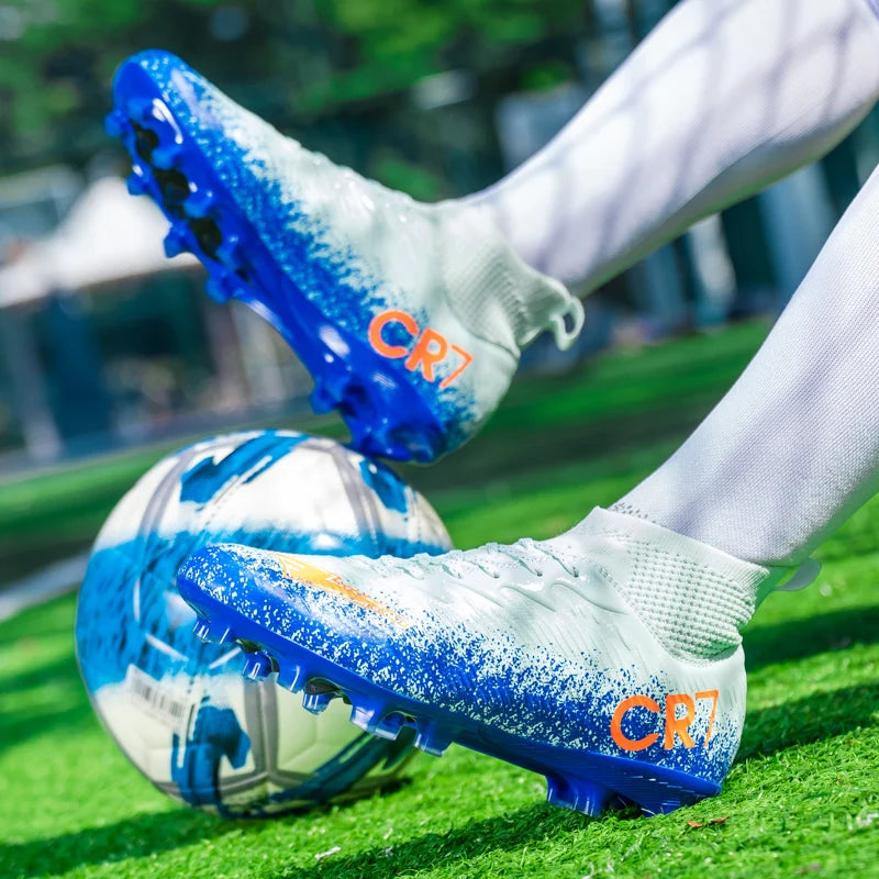 Autumn Hot Selling Shock-absorbing Adult Football Shoes Soft and Stable Sports Shoes Rebound Wrapped Lightweight Nail Shoes