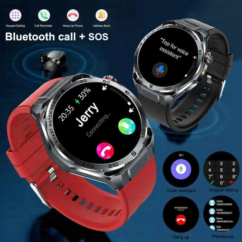 Smart Watch Men High-end Health Blood pressureblood oxygen lipids Uric acid Sapphire Smart watches Ai GPT Custom dial ECG 2026