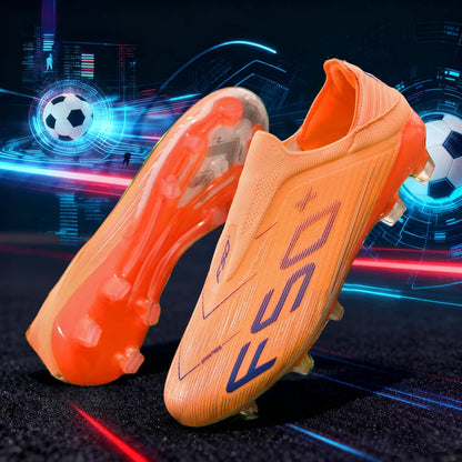 New Men Soccer Shoes Futsal Football Boots Sneakers Match Grass Cleats High-quality Non-Slip Indoor Hot-selling High-top Outdoor