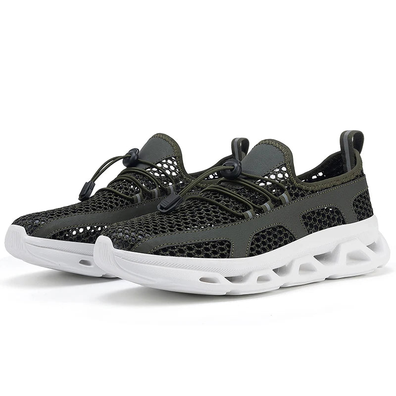 2026 Men Women Quick-Dry Wading Shoes Water Breathable AquaIn Upstream Antiskid Outdoor Sports Wearproof Beach Sneakers 39-46