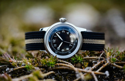 RDUNAE RA05 Vintage Military Watch 2035 Movement Quartz K1 Mineral Glass Crystal Stainless Steel Luminous Waterproof Men Watches