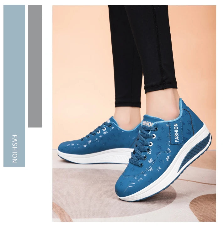 Women Sneakers Fashion Women Vulcanized Shoes High Quality Flats Shoes for Women Walking Platform Plus Size Zapatillas Mujer