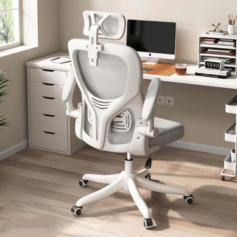 Ergonomic Mesh Computer Chair Adjustable Office Chair with Armrests, Rotatable Swivel Gaming Chair, Comfortable Lift Chair for Home Study & Office